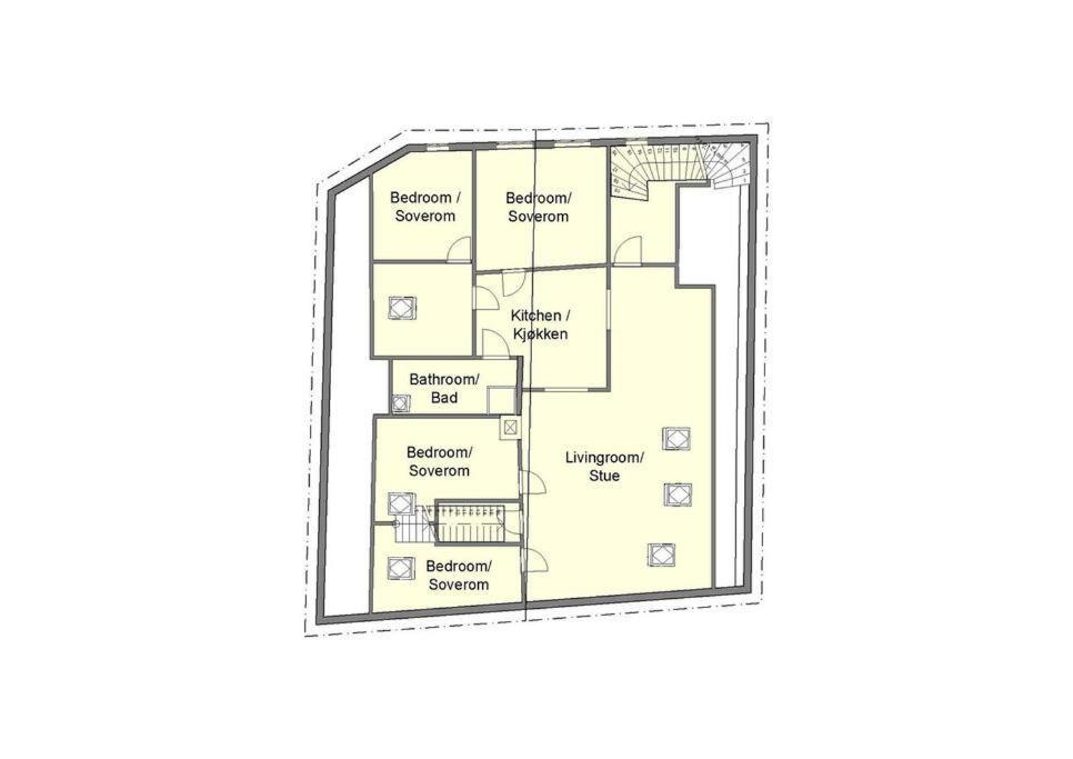 Spacious, 1 Minute From Bryggen! เบอร์เกน ภายนอก รูปภาพ